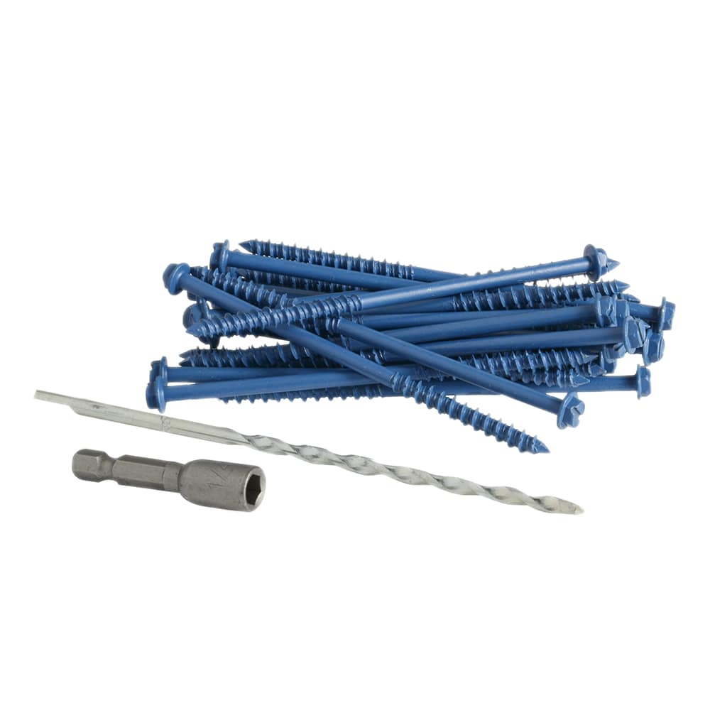 Vis à béton 3/16&nbsp;po&nbsp;x&nbsp;2&nbsp;1/4&nbsp;po T.H. Pqt/100