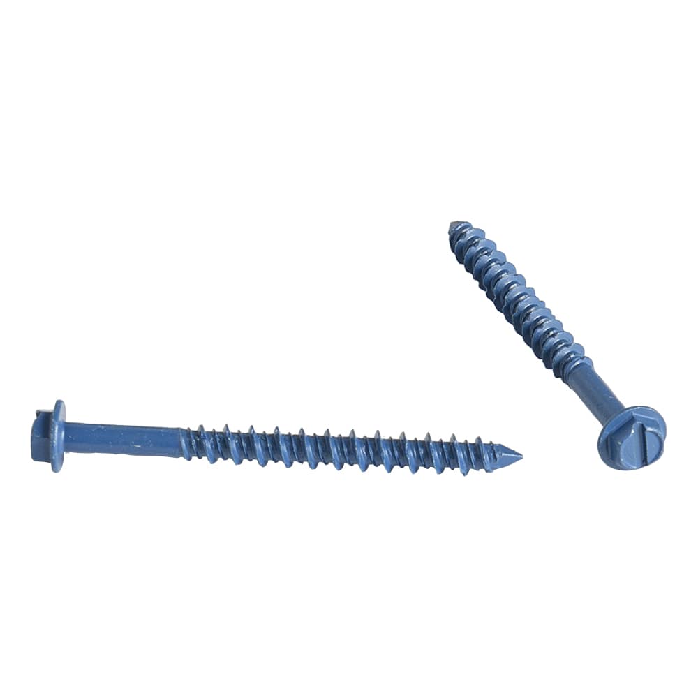 Vis à béton 3/16 po x 3 1/4 po T.H. Pqt/10