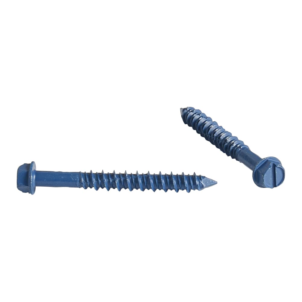 Vis à béton 1/4&nbsp;po&nbsp;x&nbsp;2&nbsp;3/4&nbsp;po T.H. Pqt/25