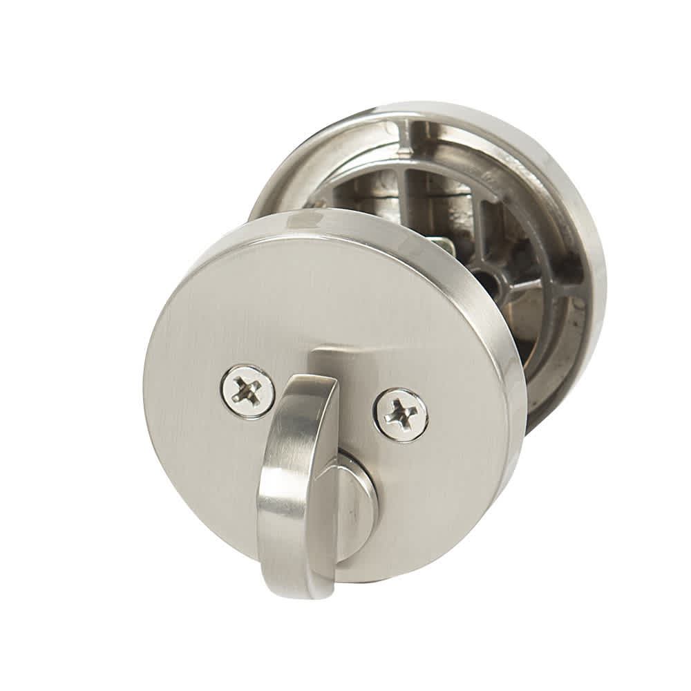 Uptown Keyed Deadbolt Lock Satin Nickel
