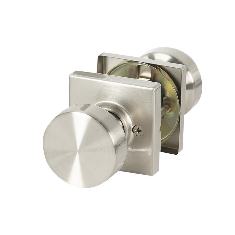 Poignée de porte de passage Cambie nickel satiné