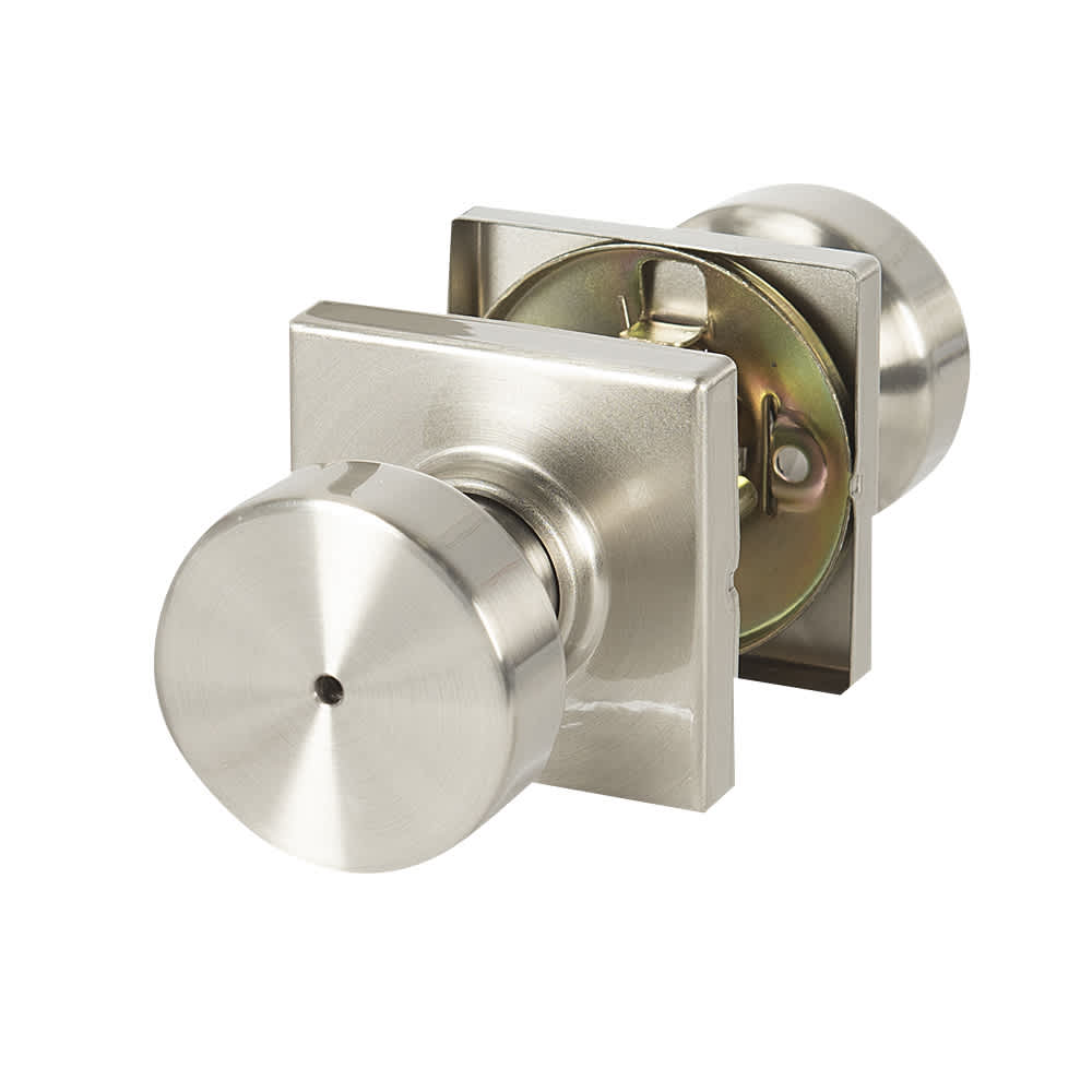 Cambie Bathroom Door Knob Satin Nickel