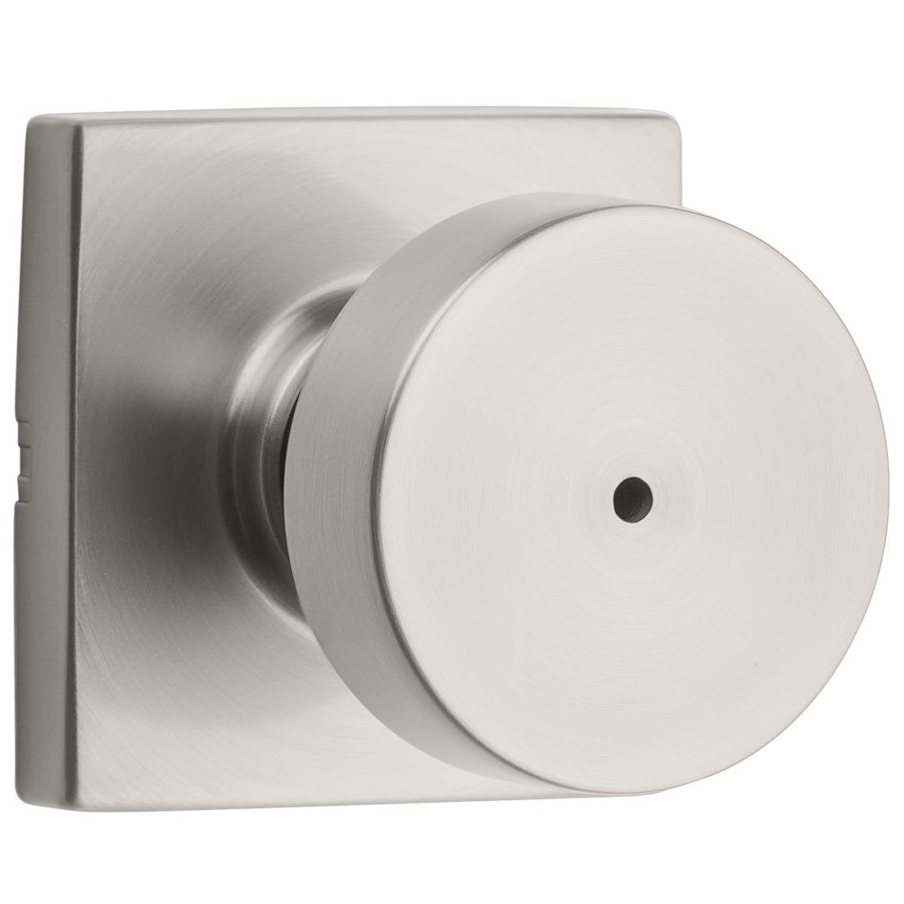Cambie Bathroom Door Knob Satin Nickel