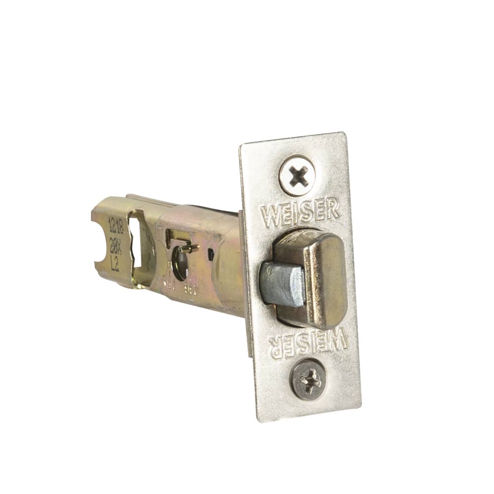 Poignée de porte d'entrée à clé Cambie nickel satiné