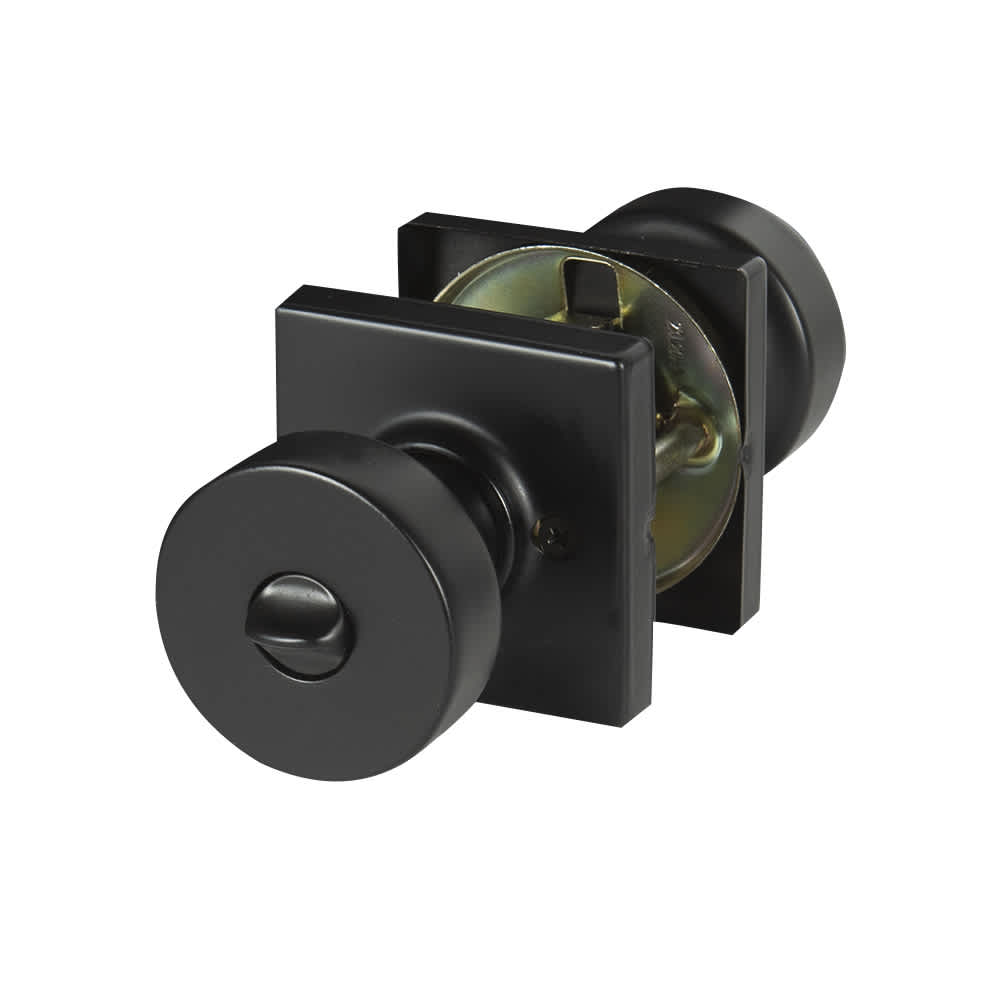 Poignée de porte de salle de bains Cambie noire