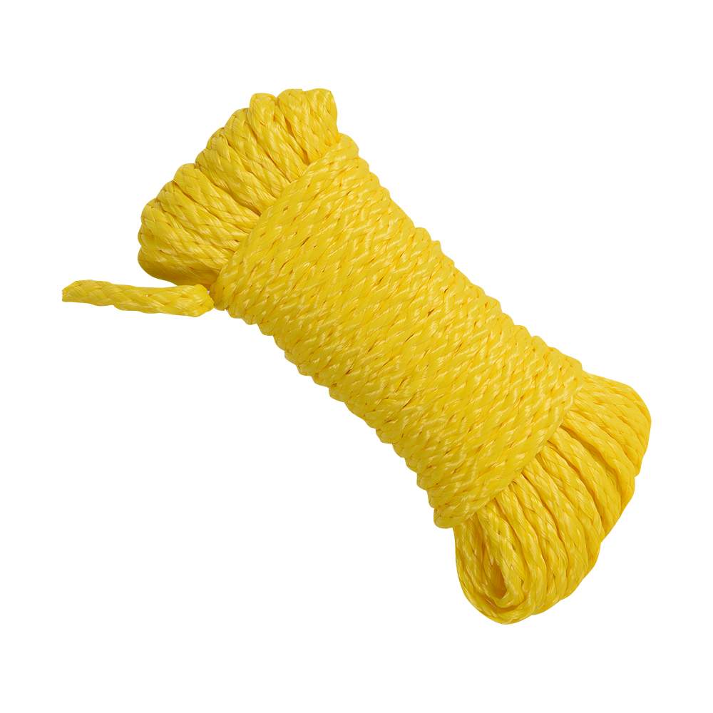 Corde tressée de polypropylène 3/8 po x 50 pi
