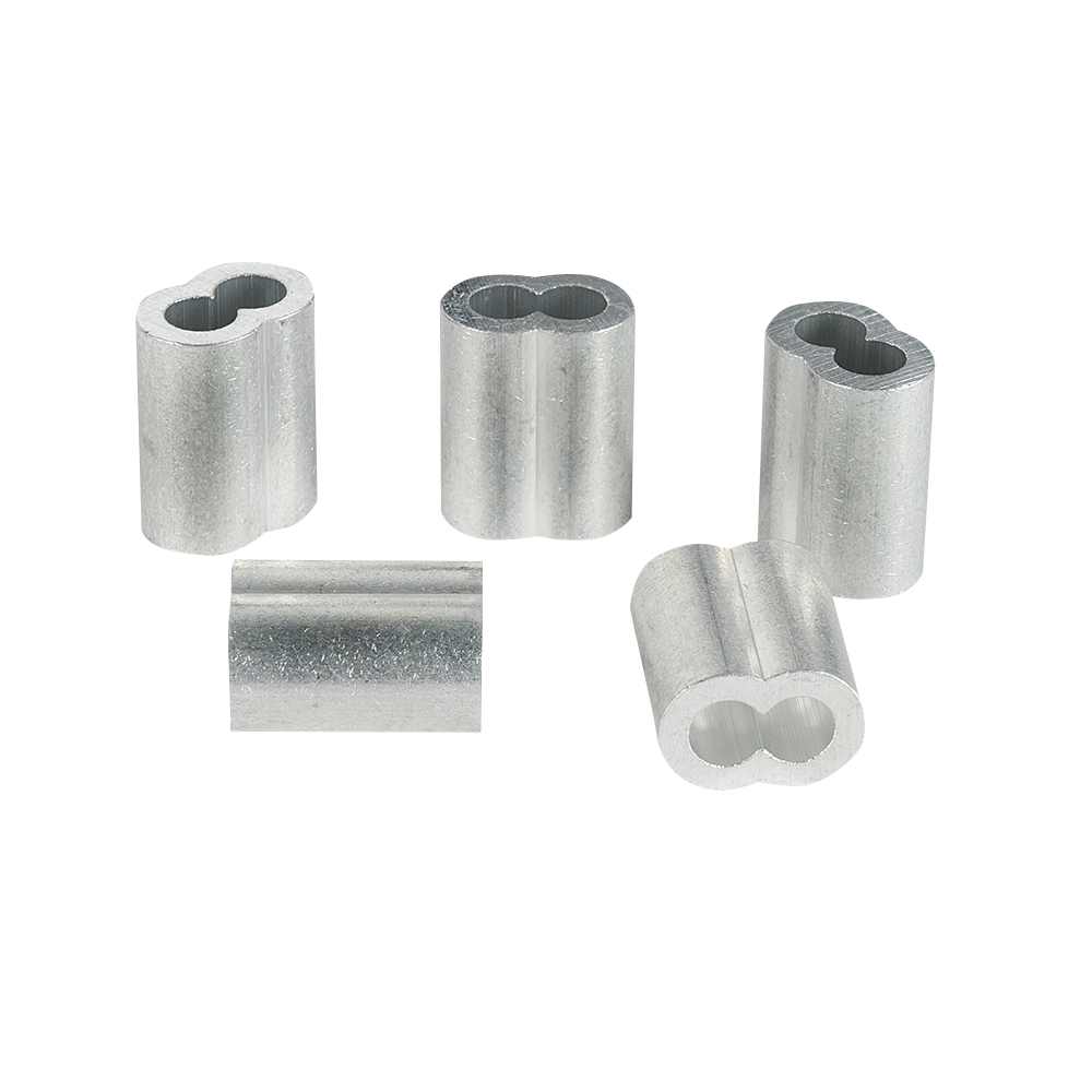 Bagues Duplex en aluminium 5/16 po Pqt/5