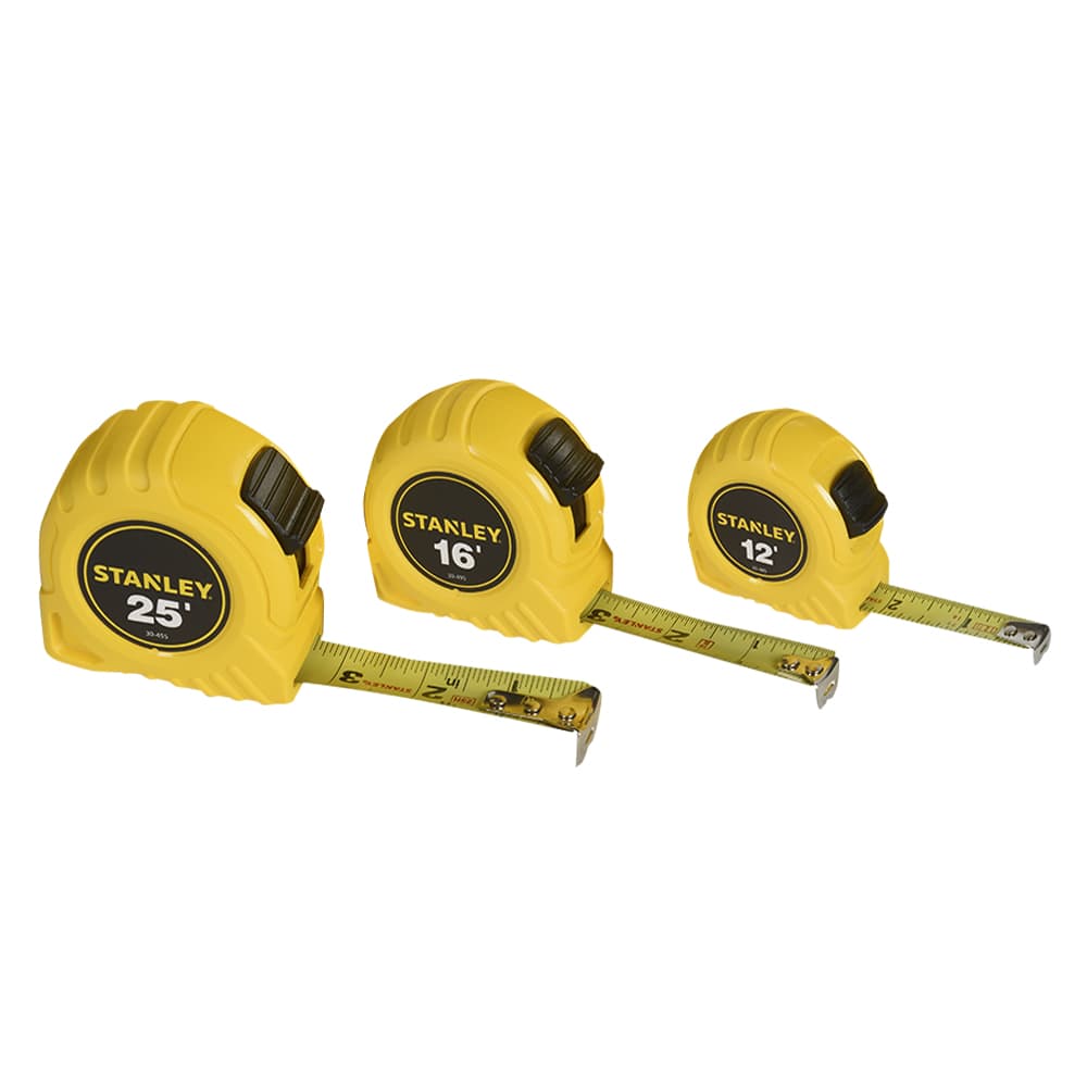 Ensemble de 3 rubans à mesurer