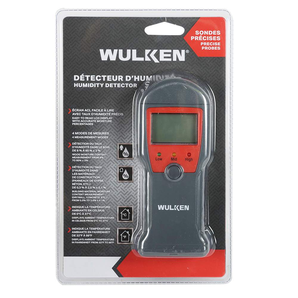 Détecteur d'humidité à sondes précises WULKEN
