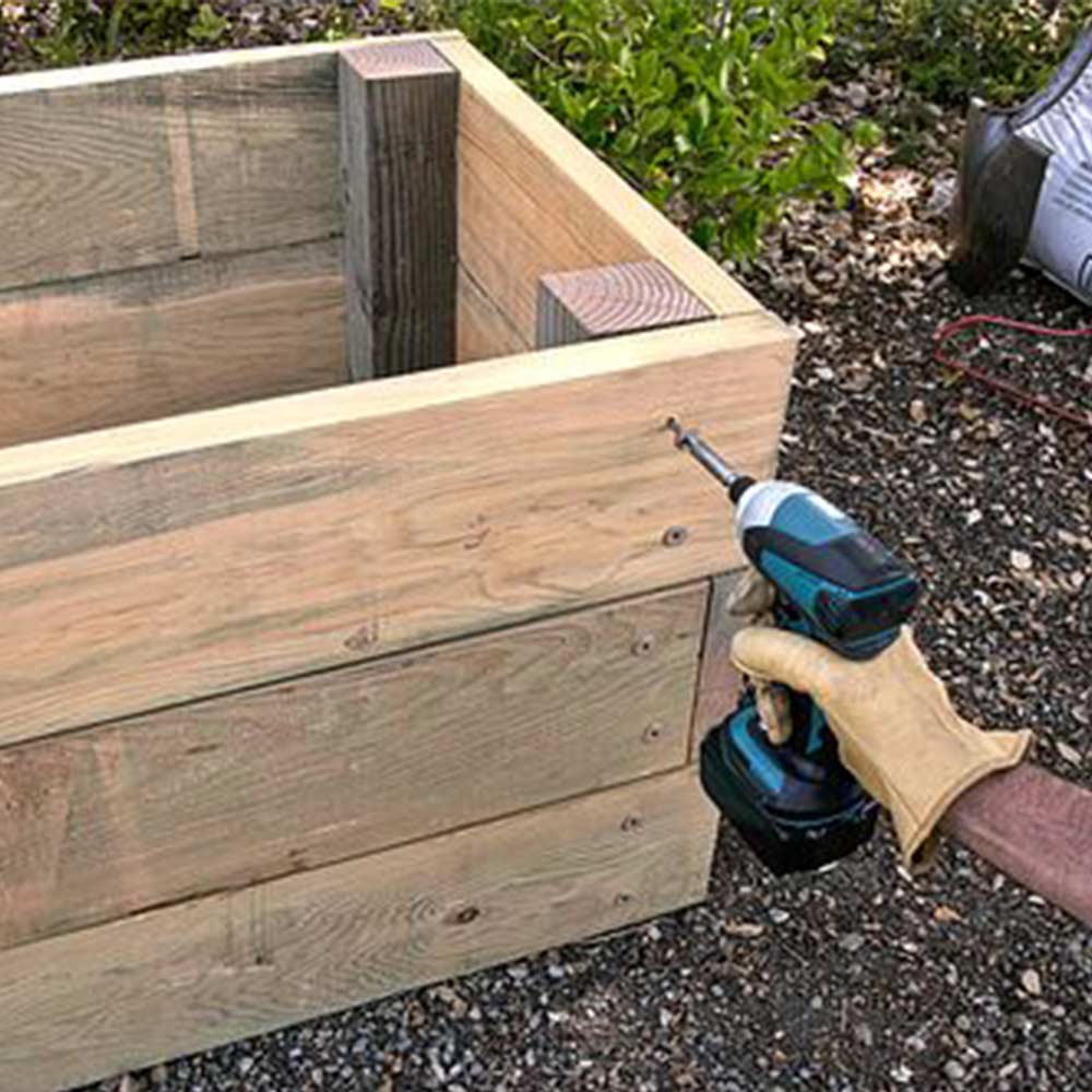 Vis à bois structurelle TIMBER DB 4 po T.P. tan Pqt/50