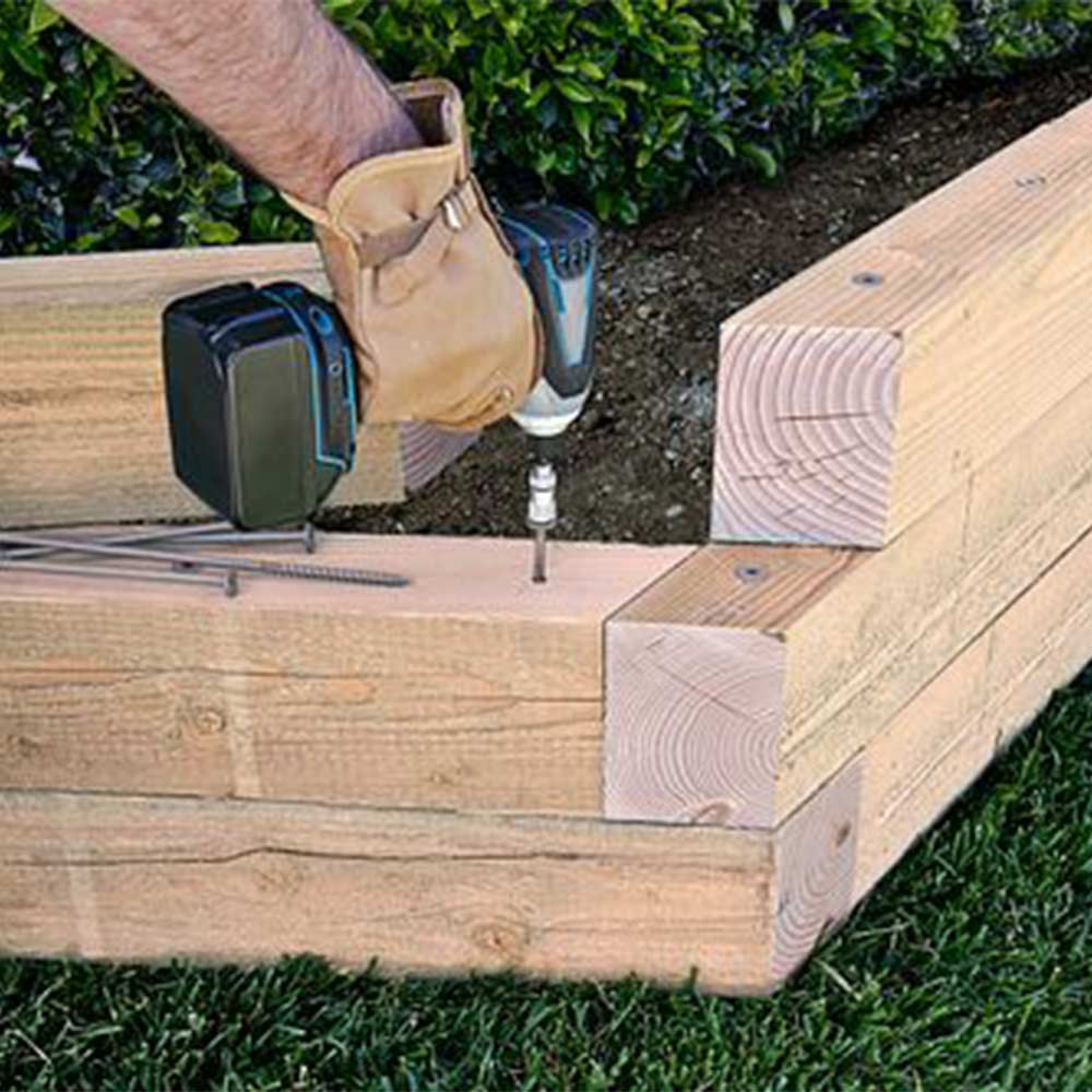 Vis à bois structurelle TIMBER DB 4&nbsp;po T.P. tan unité