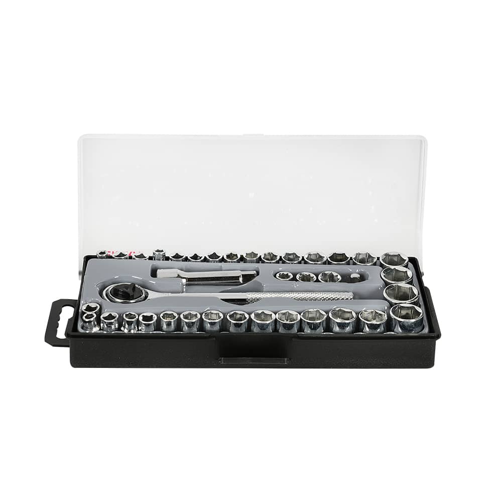 Jeu de 40 douilles SAE et métriques NEKTRA