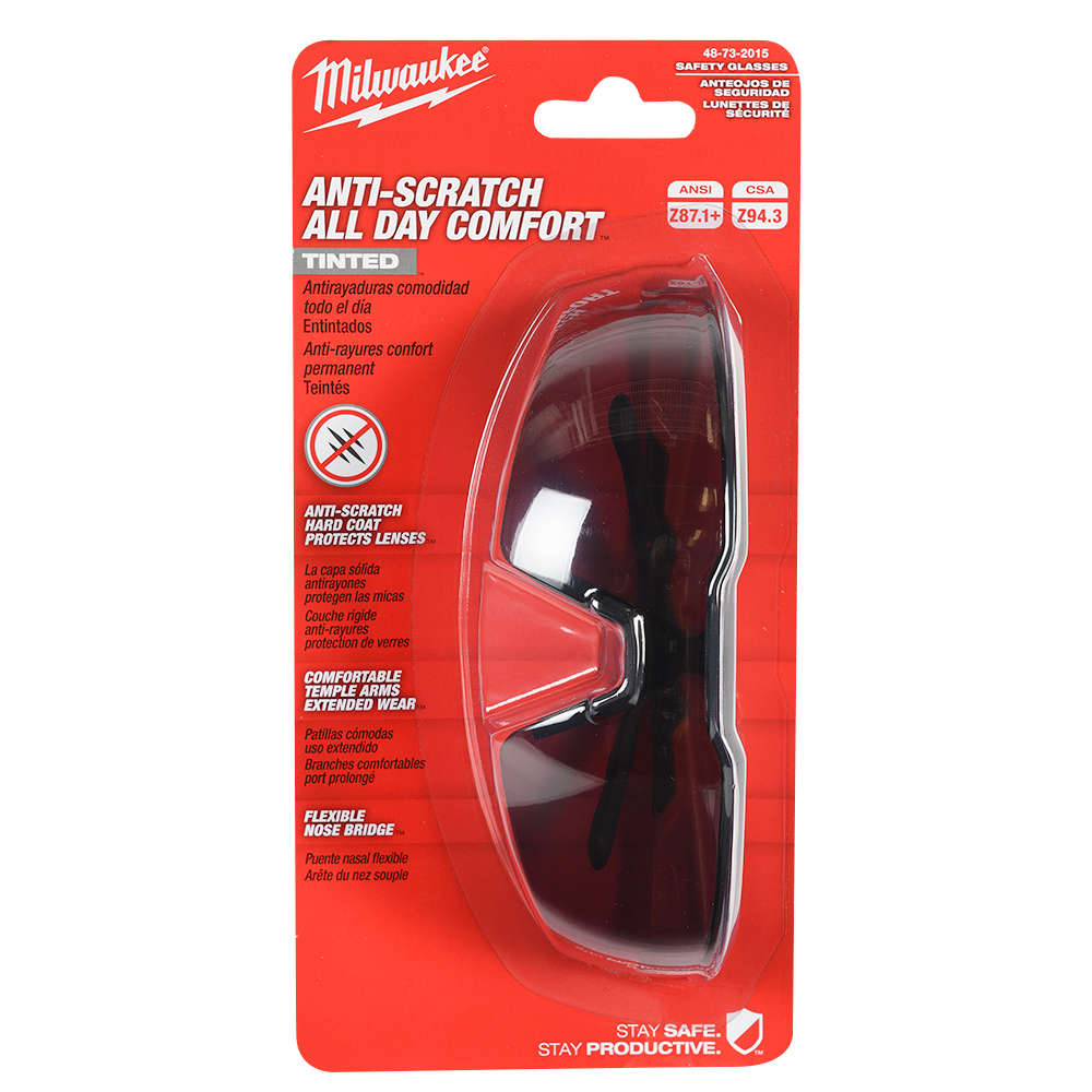 MILWAUKEE Smoked Safety Glasses