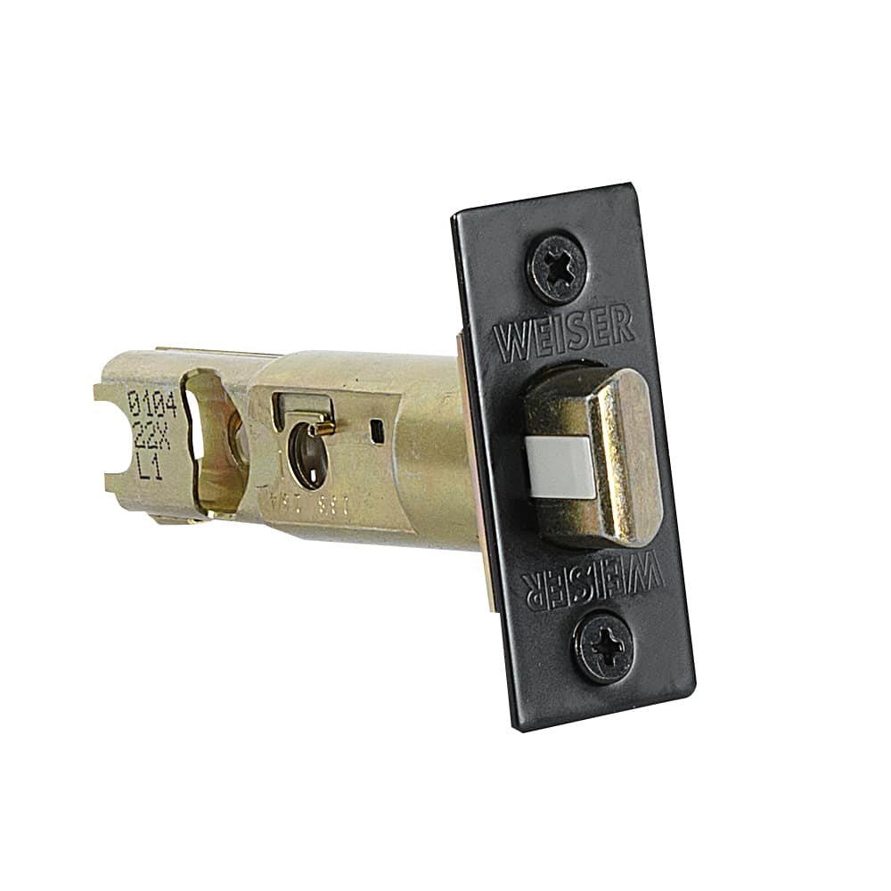 Poignée de porte de passage bec-de-cane Breton noire