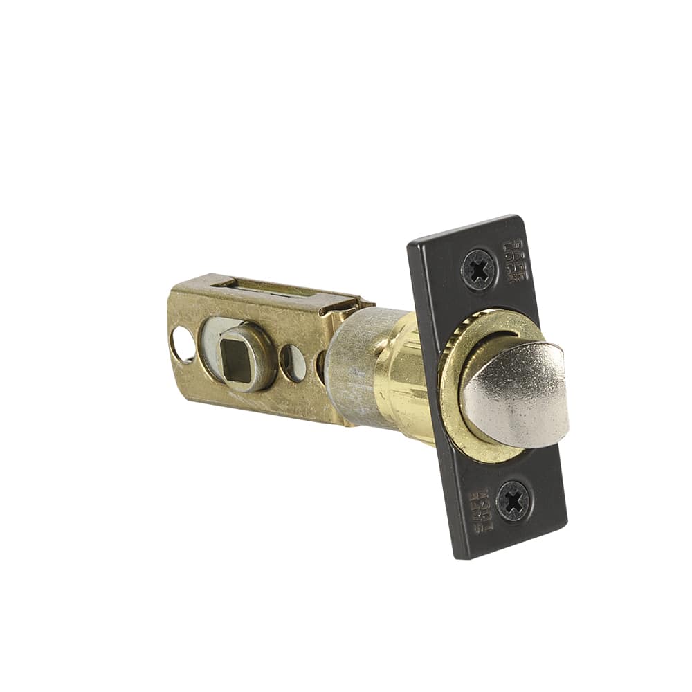 Poignée de porte de passage bec-de-cane  Daylon noire