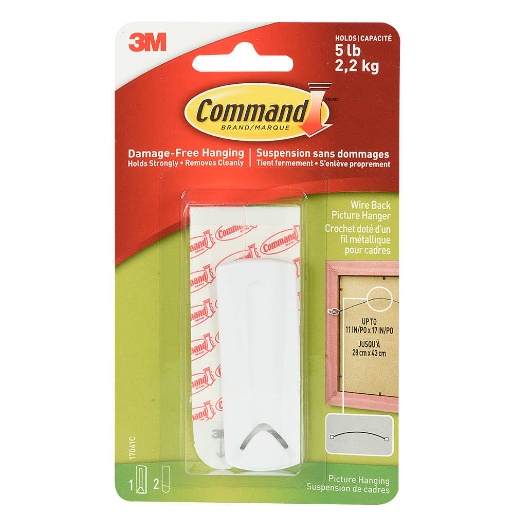 Crochet adhésif pour cadre 3M