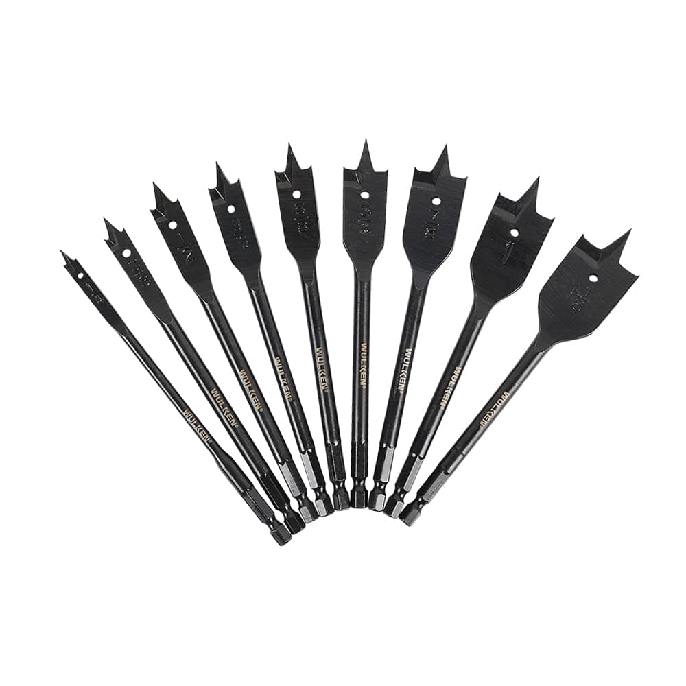 WULKEN 9-Pc Spade Bit Set