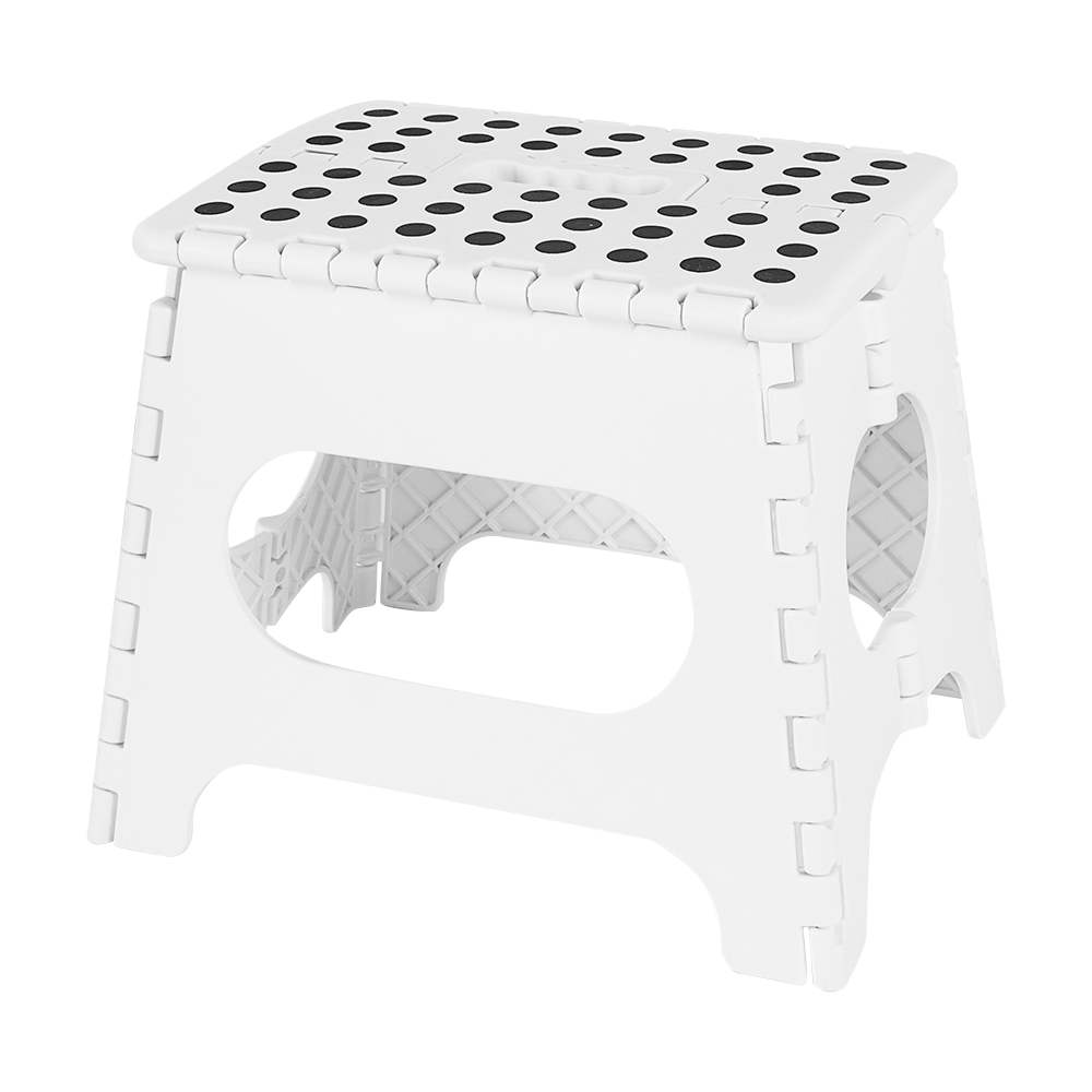 Folding Step Stool White 10&nbsp;1/2&nbsp;in.