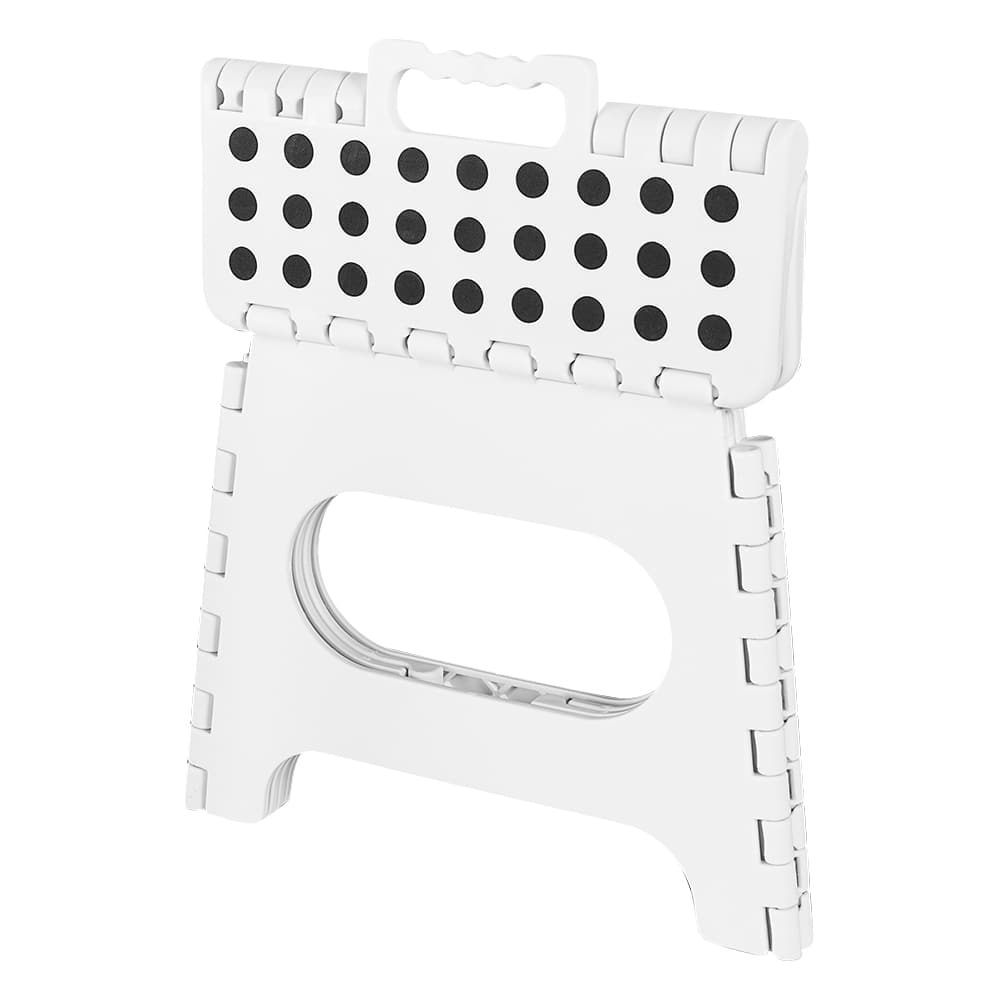 Folding Step Stool White 10&nbsp;1/2&nbsp;in.