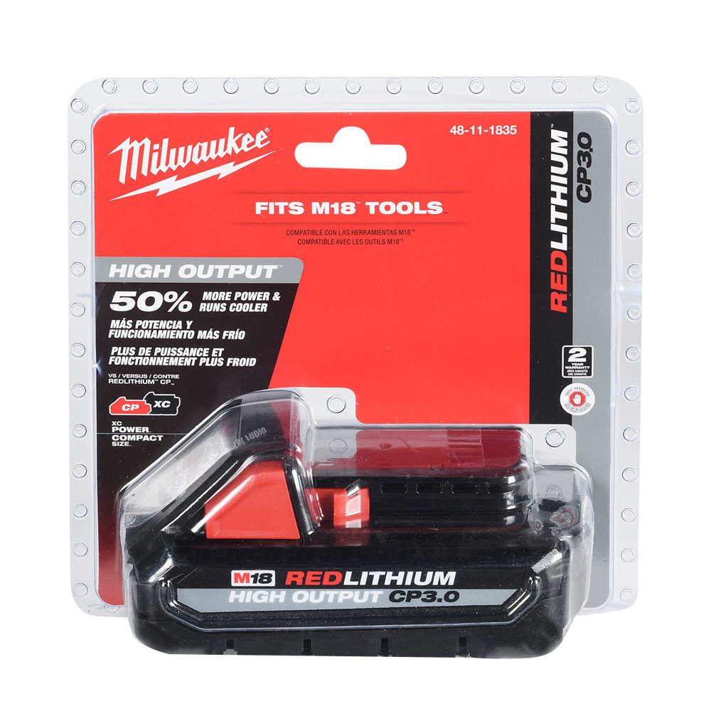 Batterie M18 REDLITHIUM CP 18&nbsp;V  3,0 Ah MILWAUKEE