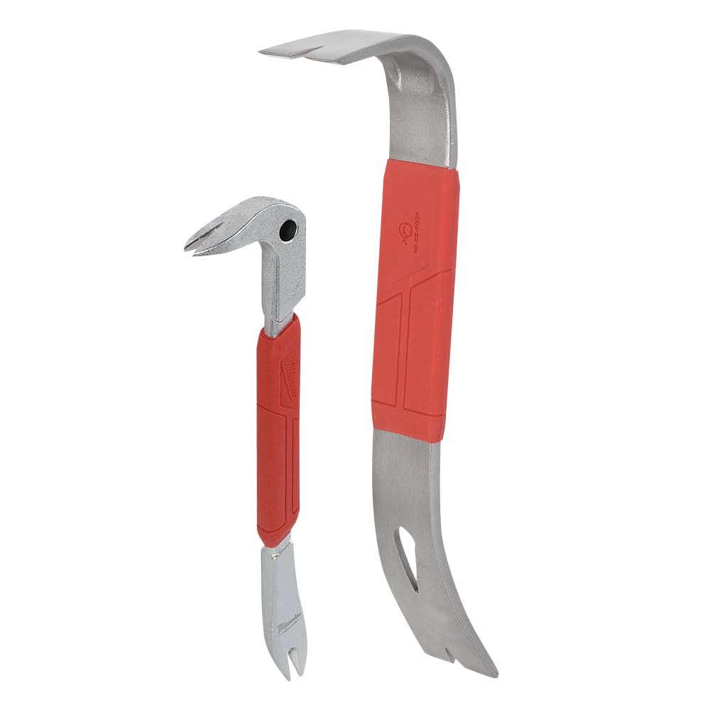 Ensemble de levier plat 12&nbsp;po et d'arrache-clou 9&nbsp;po MILWAUKEE