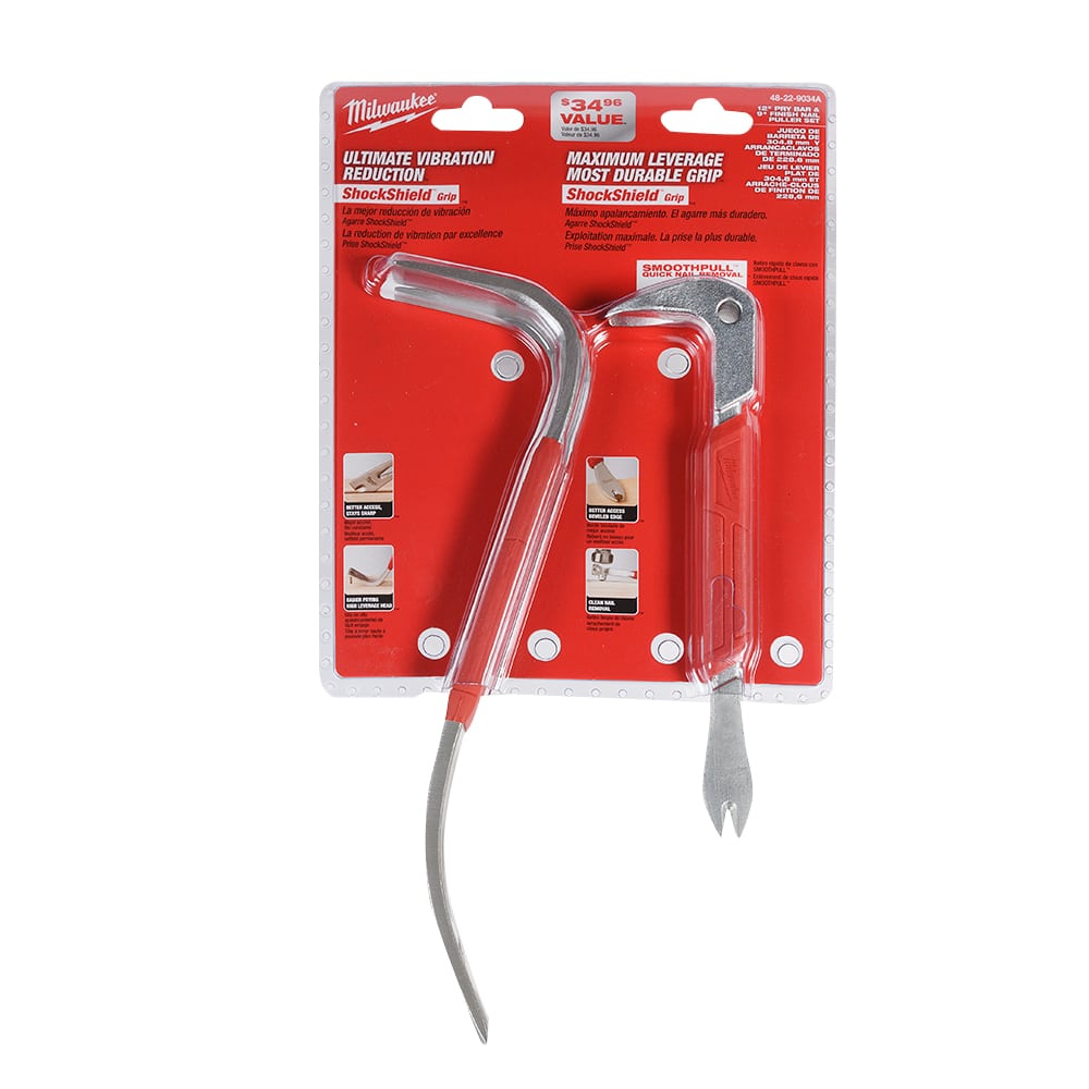 MILWAUKEE Pry Bar and Nail Puller Set
