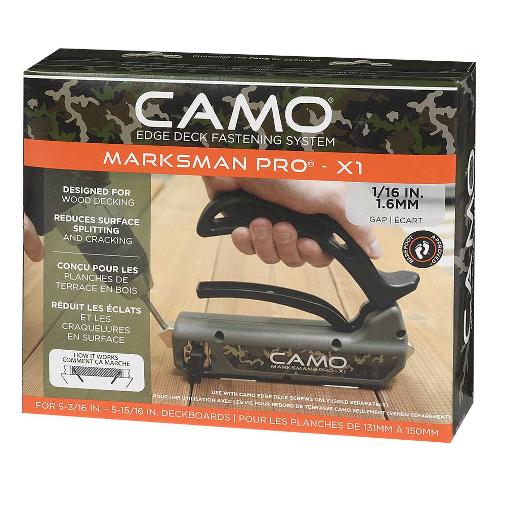 Outil de fixation invisible pour terrasses CAMO