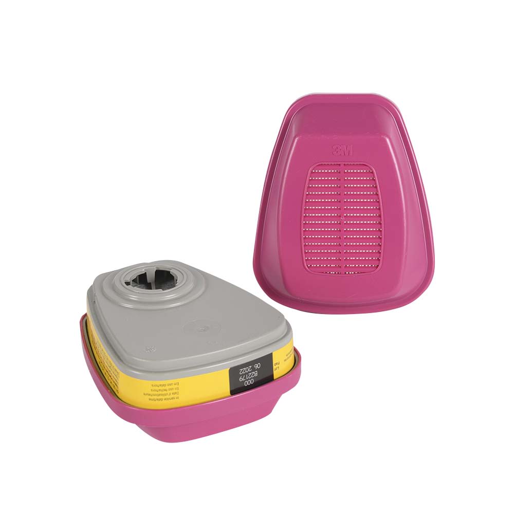 Cartouche/filtre OV/P100 pour masque respiratoire 3M