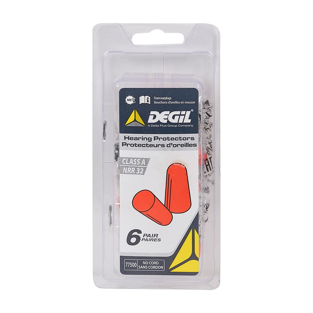 Disposable Ear Plug Pkg/6