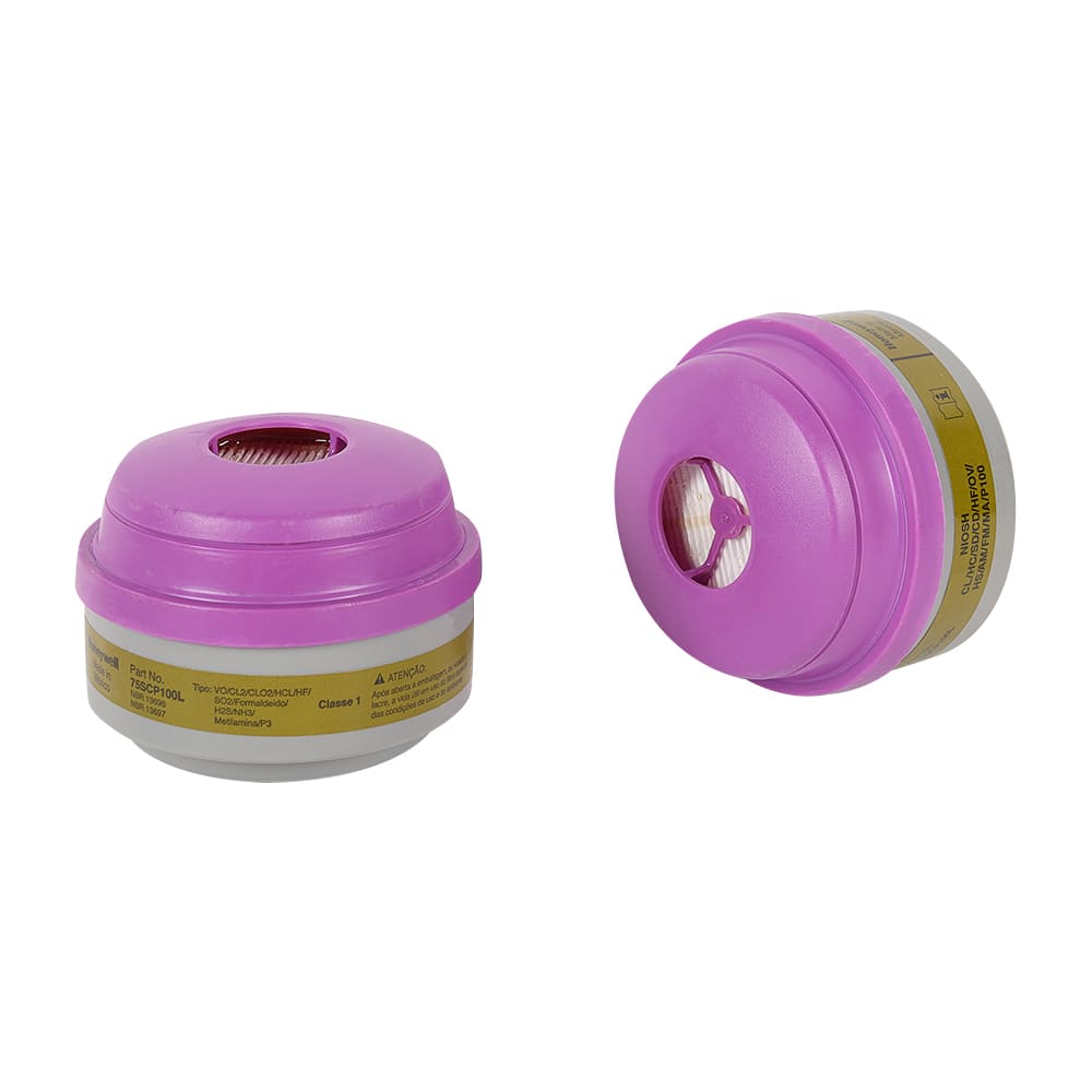 MC/P100 Cartridge Set for Respirator Mask Pkg/2