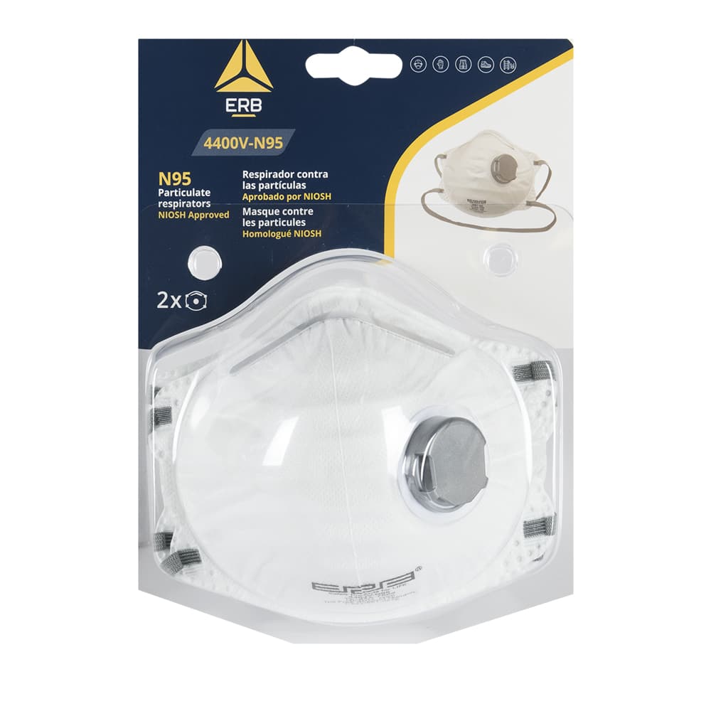 Masques à poussière jetables N95 Pqt/2