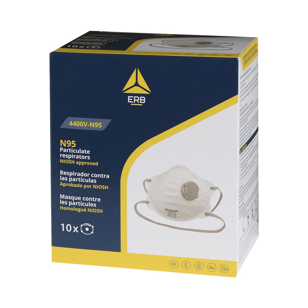 Masques à poussière jetables N95 Pqt/10