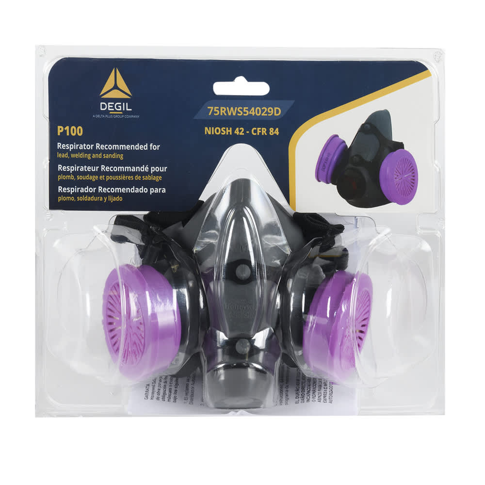 P100 Dual Cartridge Half Respirator Mask