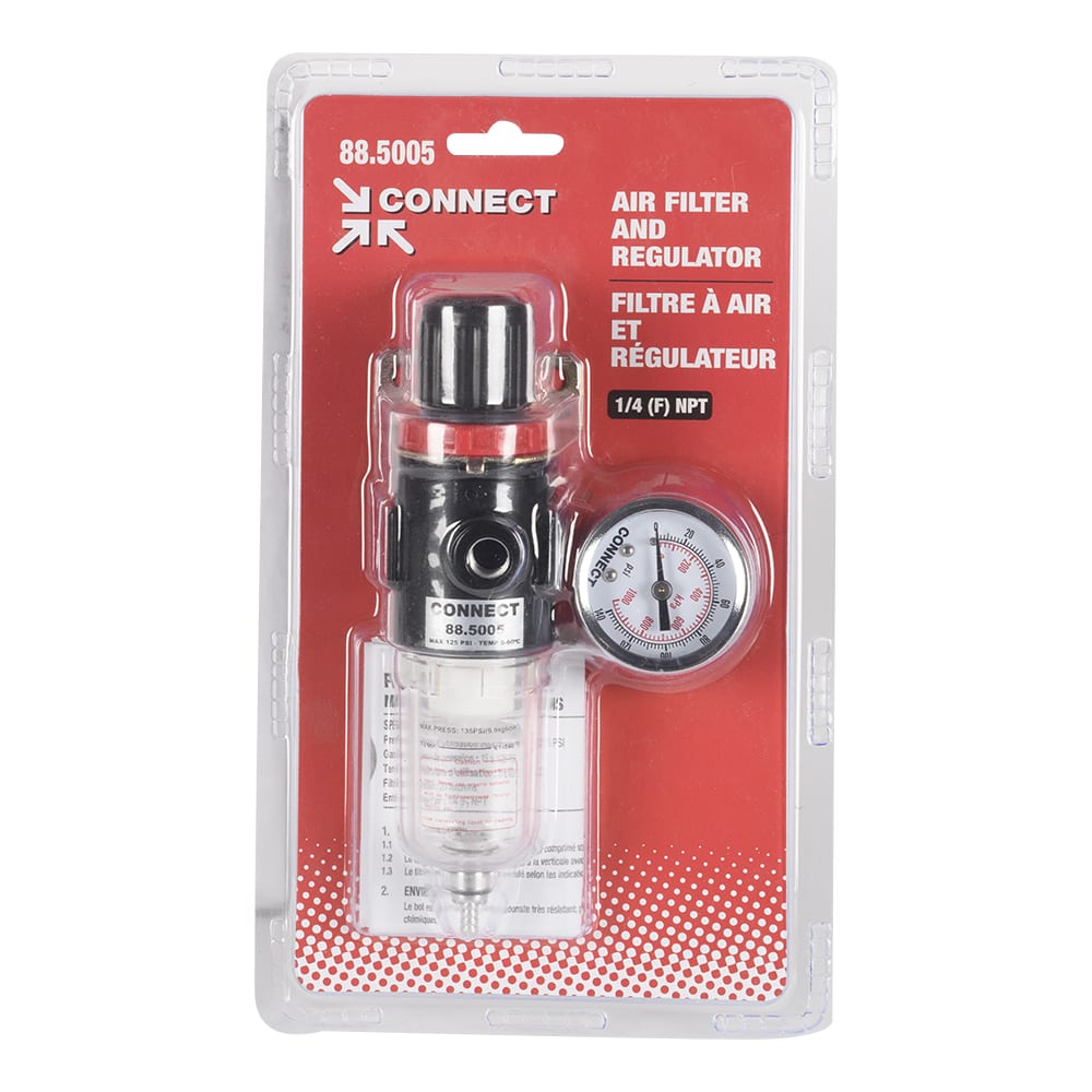 Filtre à air avec régulateur 1/4 po
