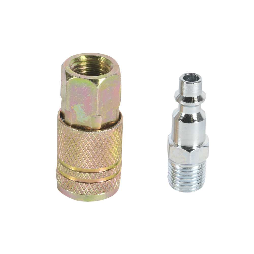 Coupler and Plug Set 1/4 in.