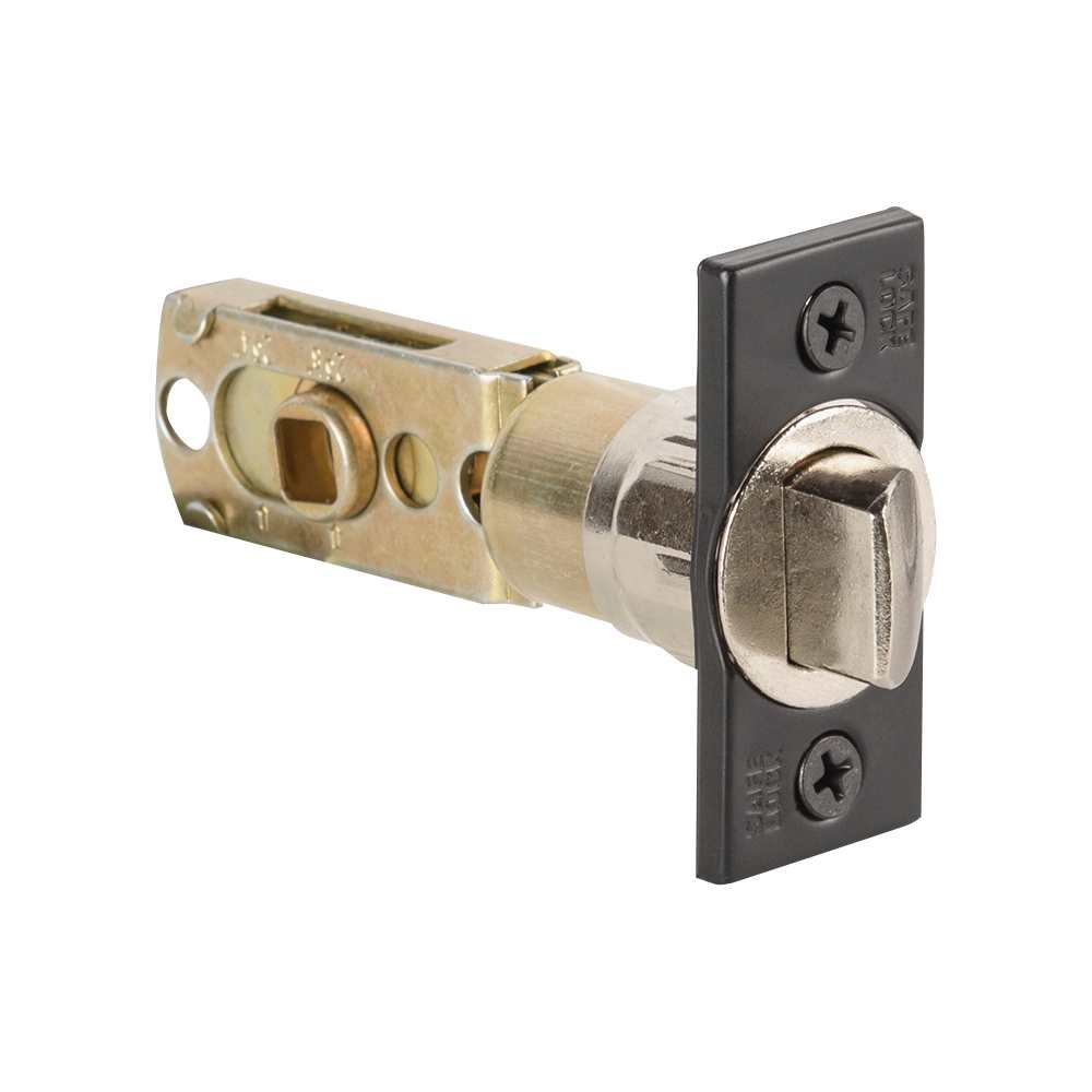 Serrure de porte d'entrée à clé et poignée Daytona noire