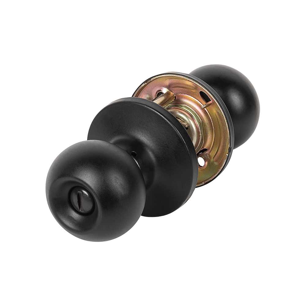 Poignée de porte de salle de bains Regina noire