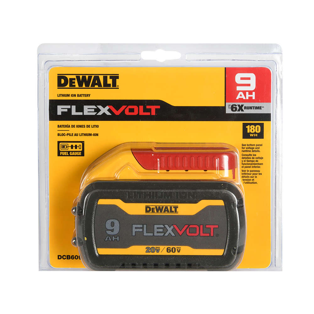 Batterie 20/60 V FlexVolt lithium-ion 9,0&nbsp;Ah DEWALT