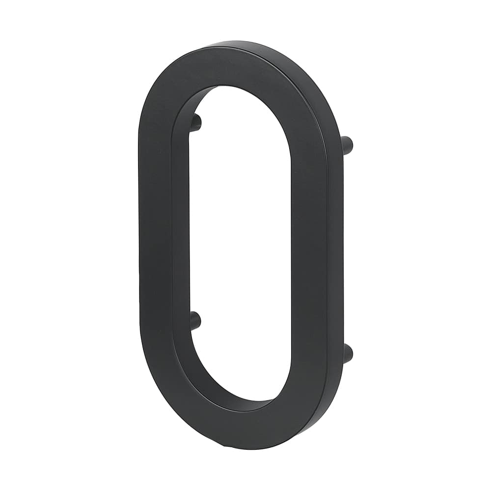 Chiffre 0 Elite en fonte d'aluminium noir 10 po