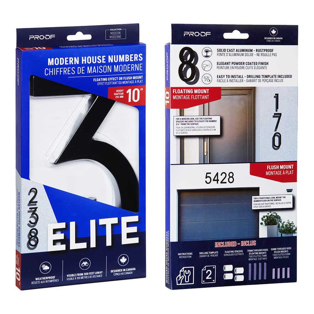 Elite Number 3 Cast Aluminum Black 10 in.