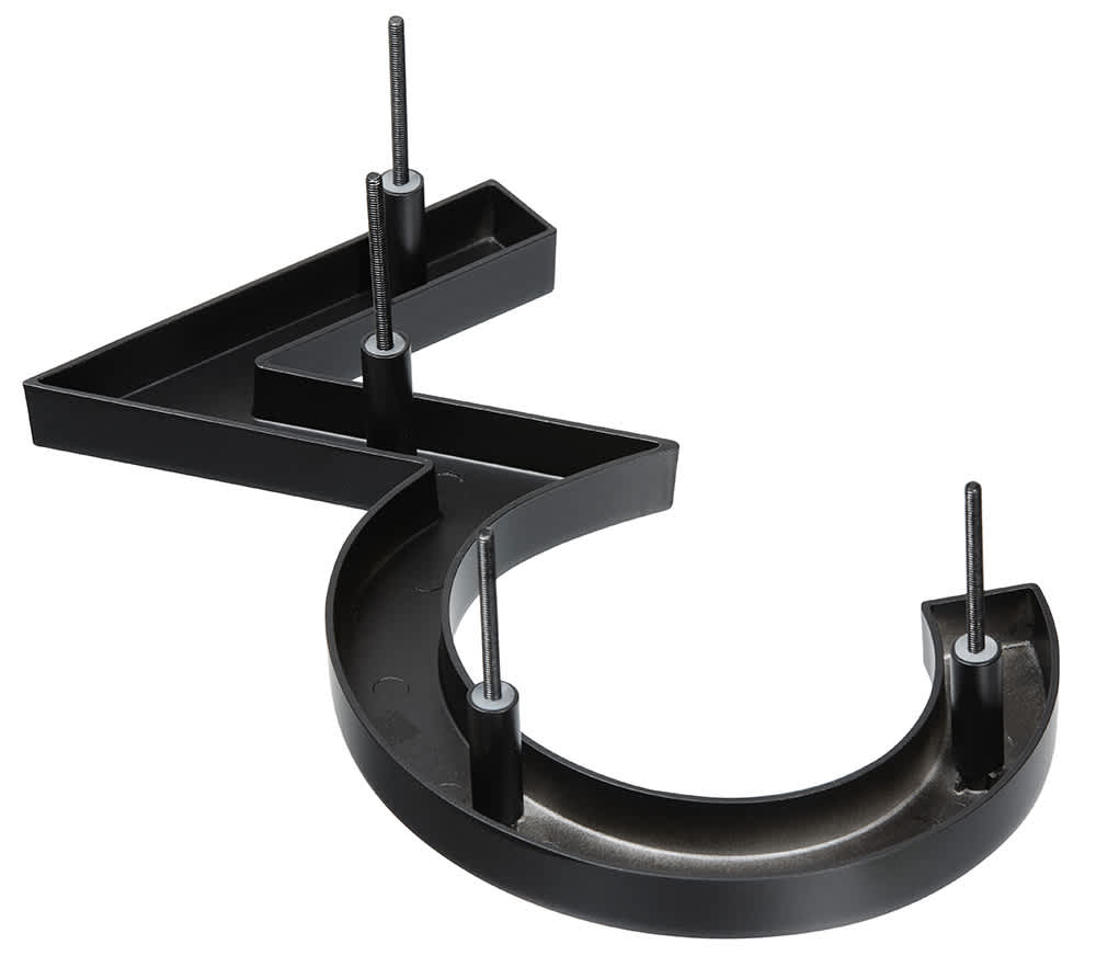 Elite Number 3 Cast Aluminum Black 10 in.