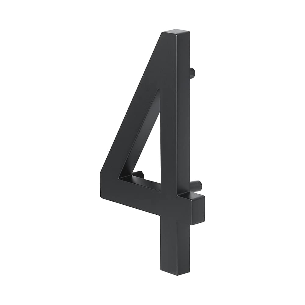 Elite Number 4 Cast Aluminum Black 10 in.