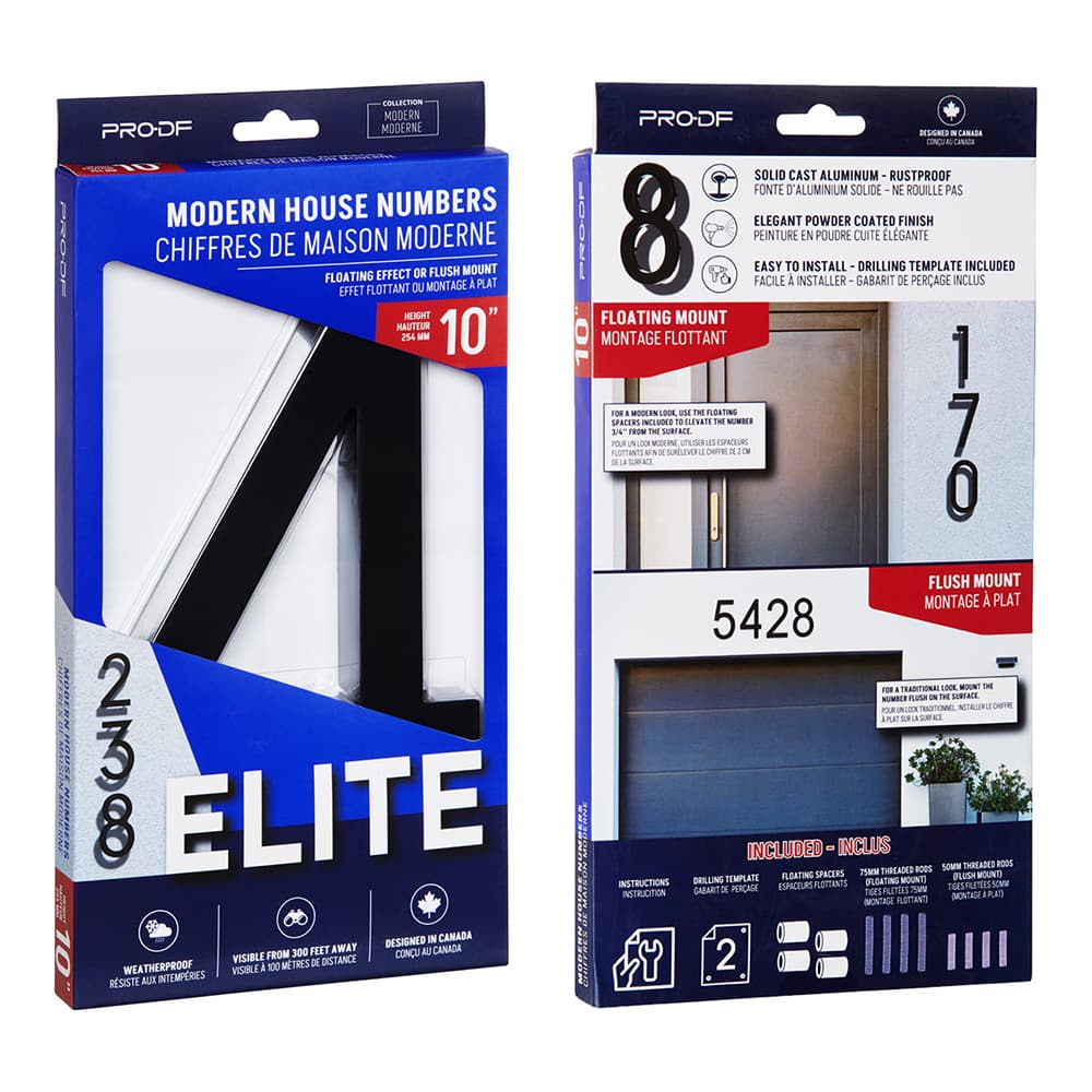 Elite Number 4 Cast Aluminum Black 10 in.