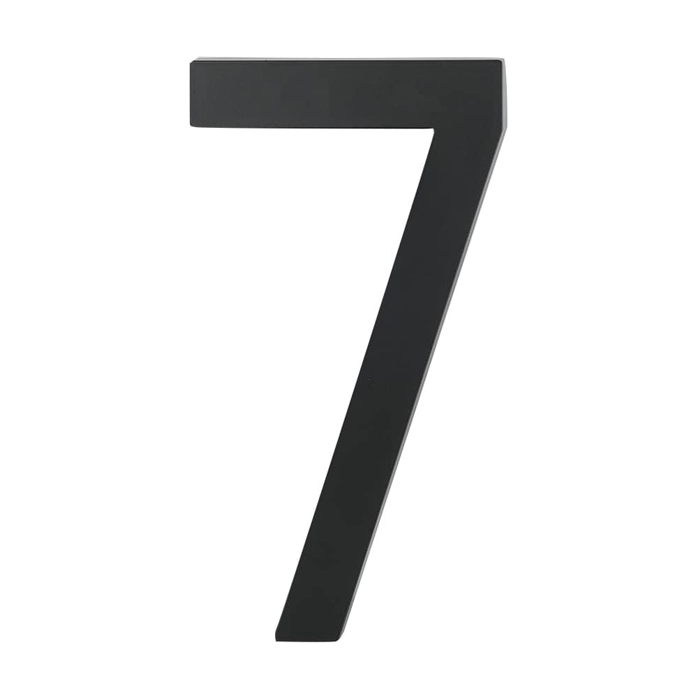 Chiffre 7 Elite en fonte d'aluminium noir 10 po