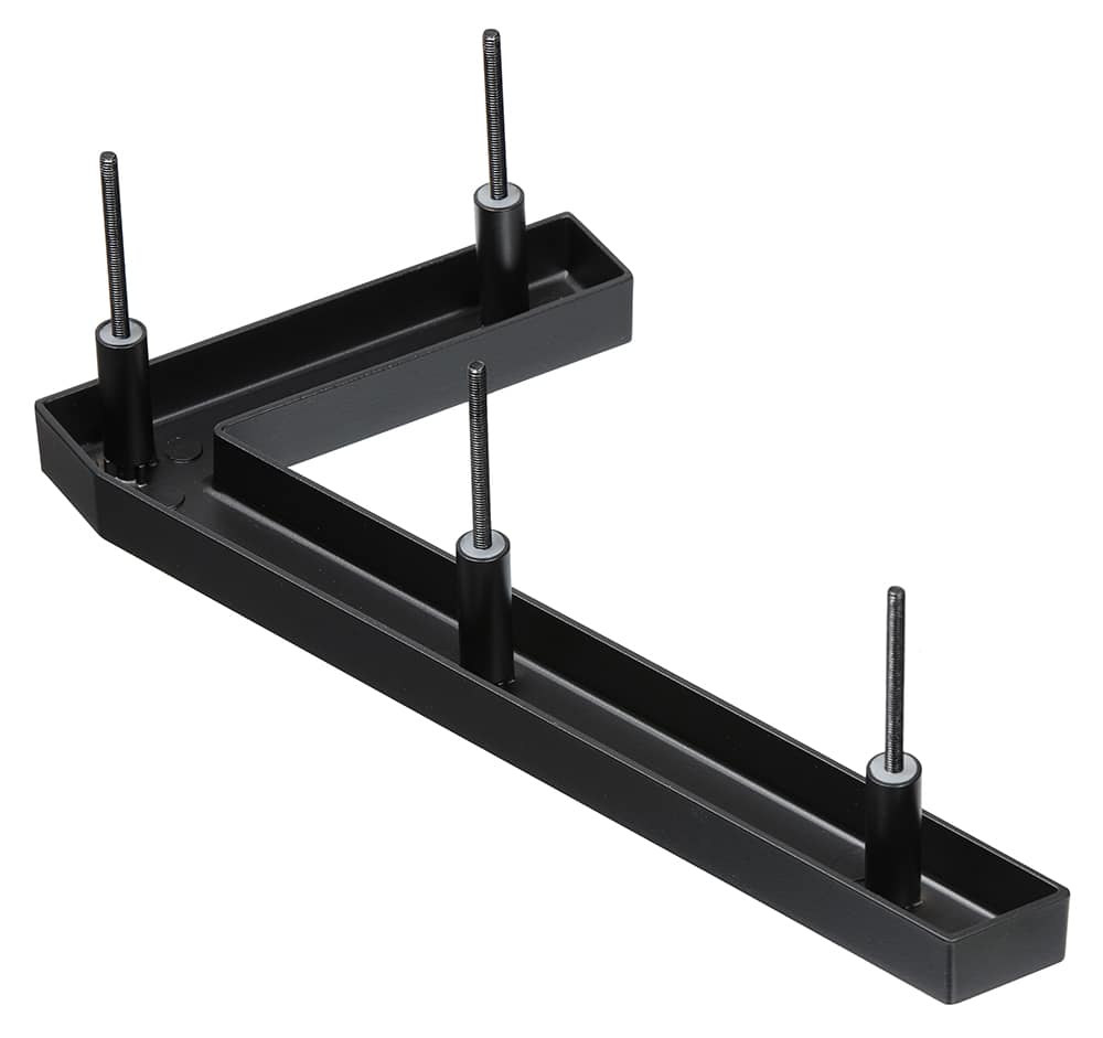 Chiffre 7 Elite en fonte d'aluminium noir 10 po