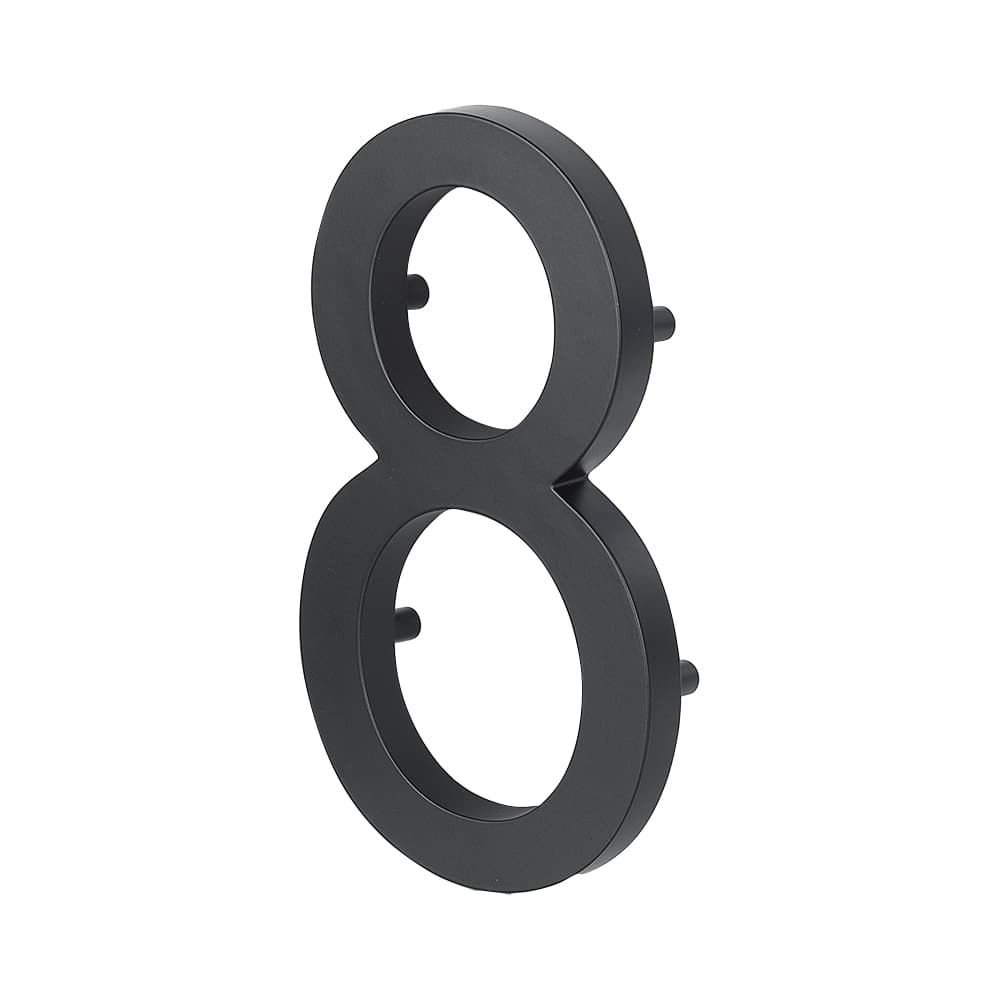 Chiffre 8 Elite en fonte d'aluminium noir 10&nbsp;po