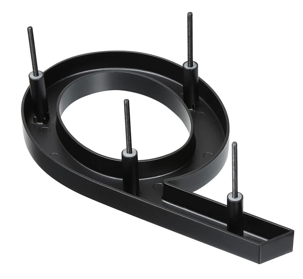 Chiffre 9 Elite en fonte d'aluminium noir 10 po