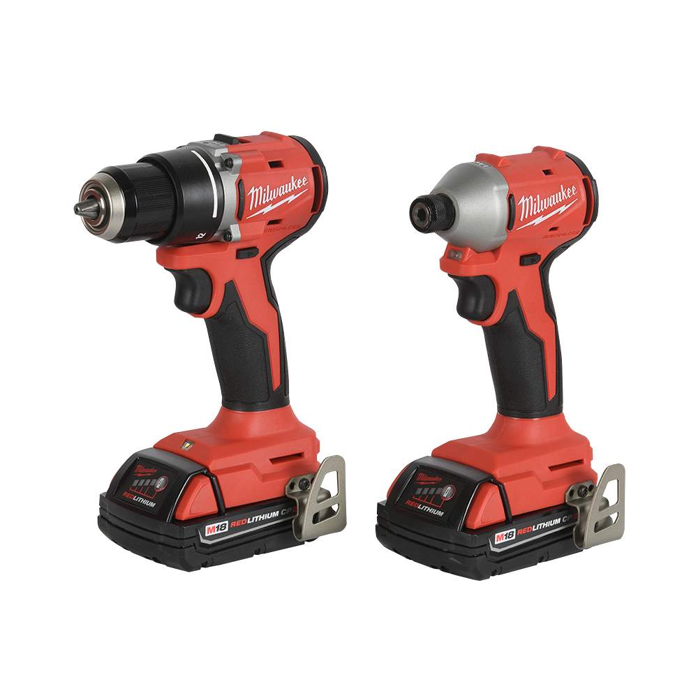 Ensemble de perceuse et tournevis à chocs sans balais 18 V lithium-ion MILWAUKEE