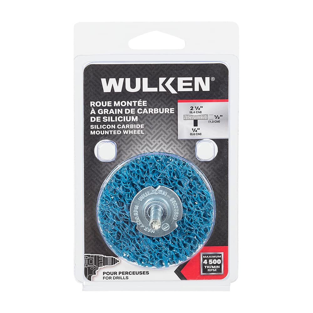 WULKEN Mounted Wheel for Drill 2&nbsp;1/2&nbsp;in.