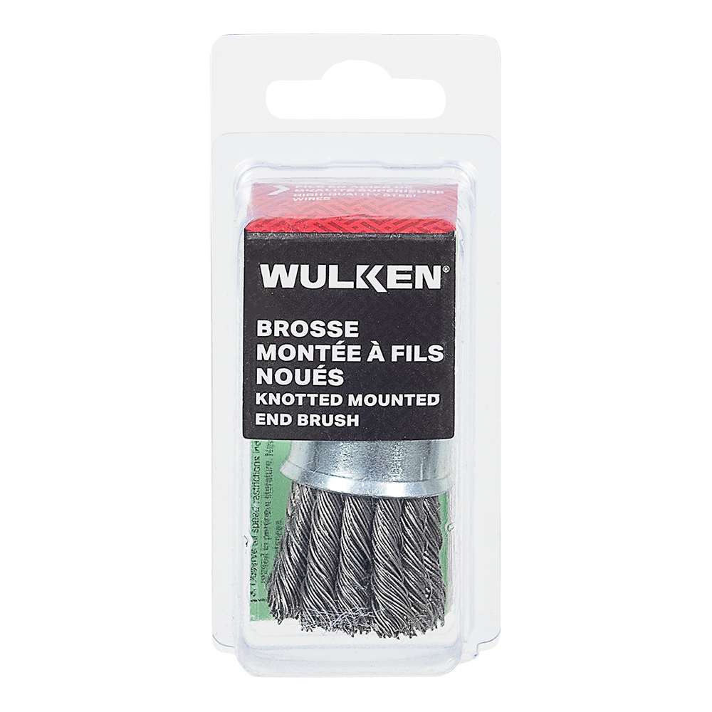WULKEN Drill Knotted Wire Brush 1&nbsp;1/8&nbsp;in.